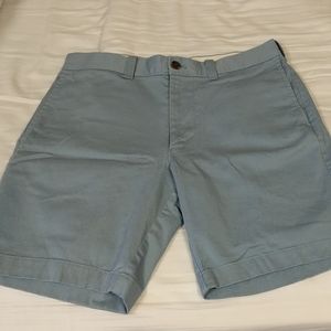 10" Light Blue Chino Shorts